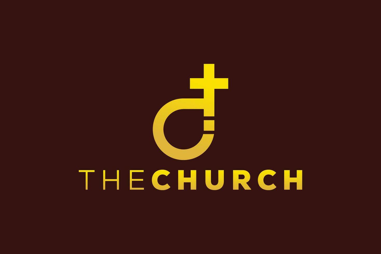 Trendy and Professional letter i church sign Christian and peaceful vector logo