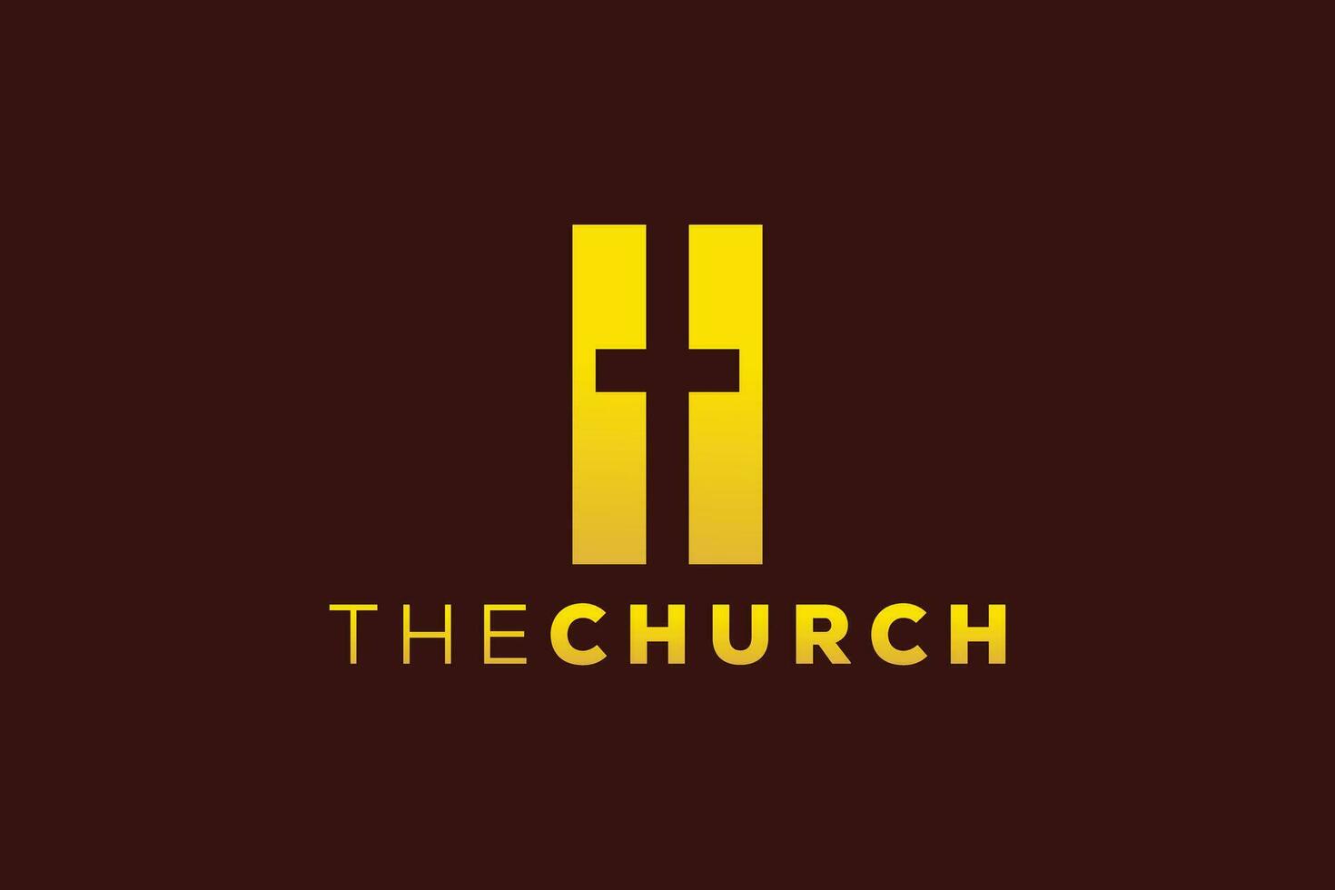 Trendy and Professional letter H church sign Christian and peaceful vector logo