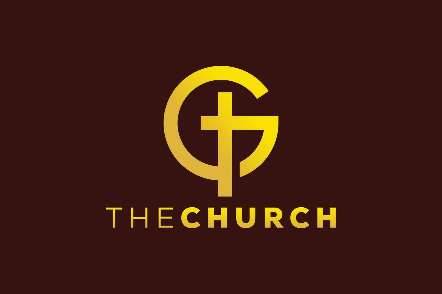 Trendy and Professional letter G church sign Christian and peaceful vector logo