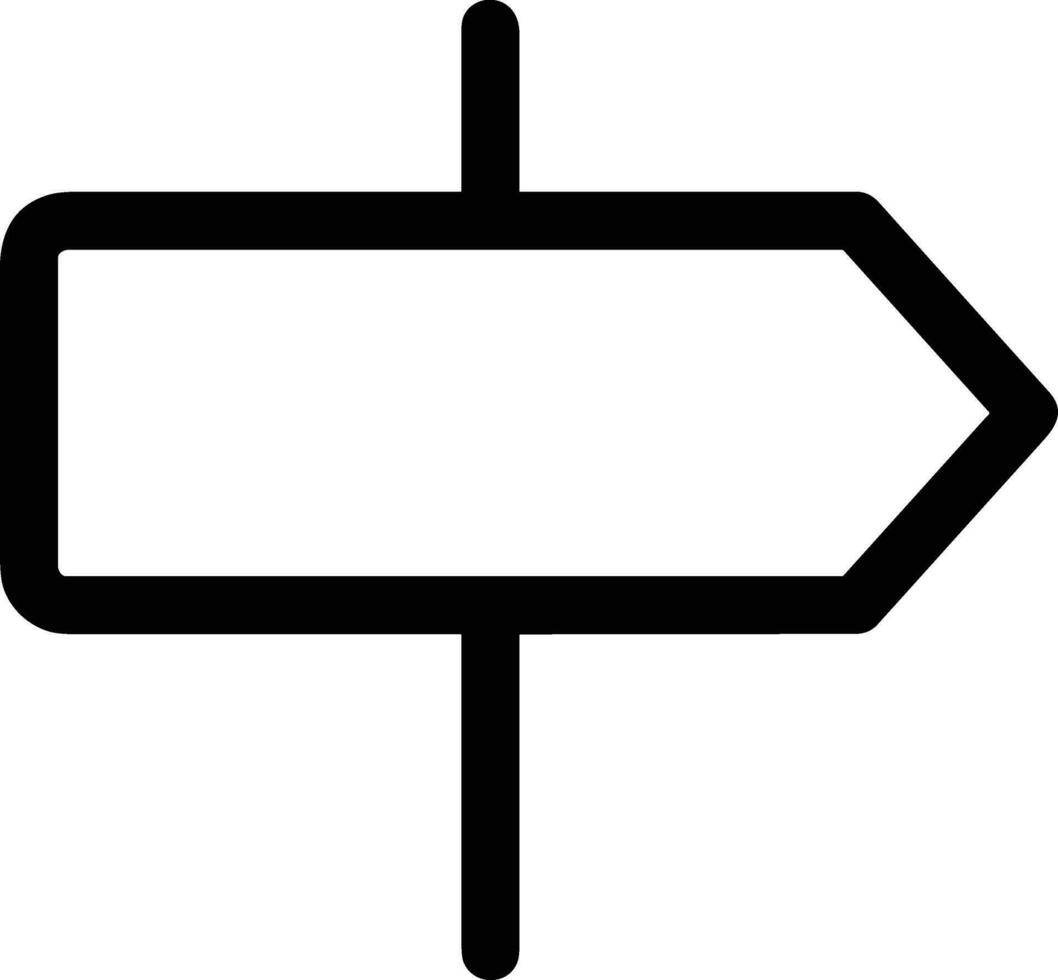 signpost direction icon symbol vector image. Illustration of the arrow information signboard guide destination design image. EPS 10