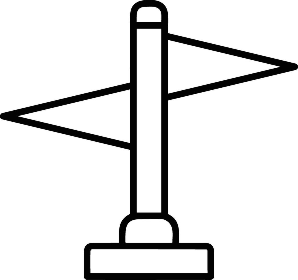 signpost direction icon symbol vector image. Illustration of the arrow information signboard guide destination design image. EPS 10