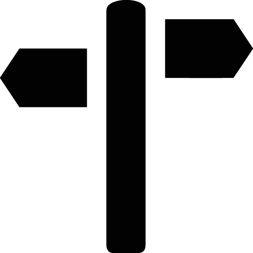 signpost direction icon symbol vector image. Illustration of the arrow information signboard guide destination design image. EPS 10