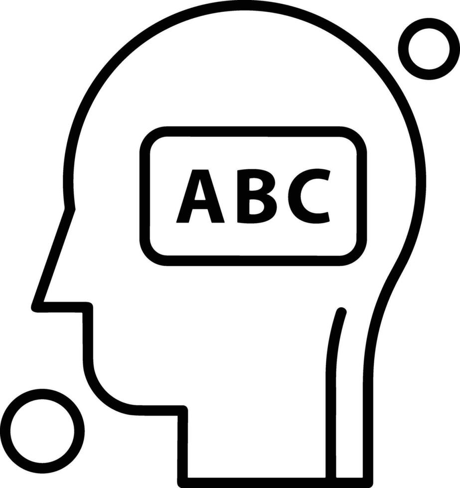 Brain idea symbol icon vector image. Illustration of the creative intelligence think design image