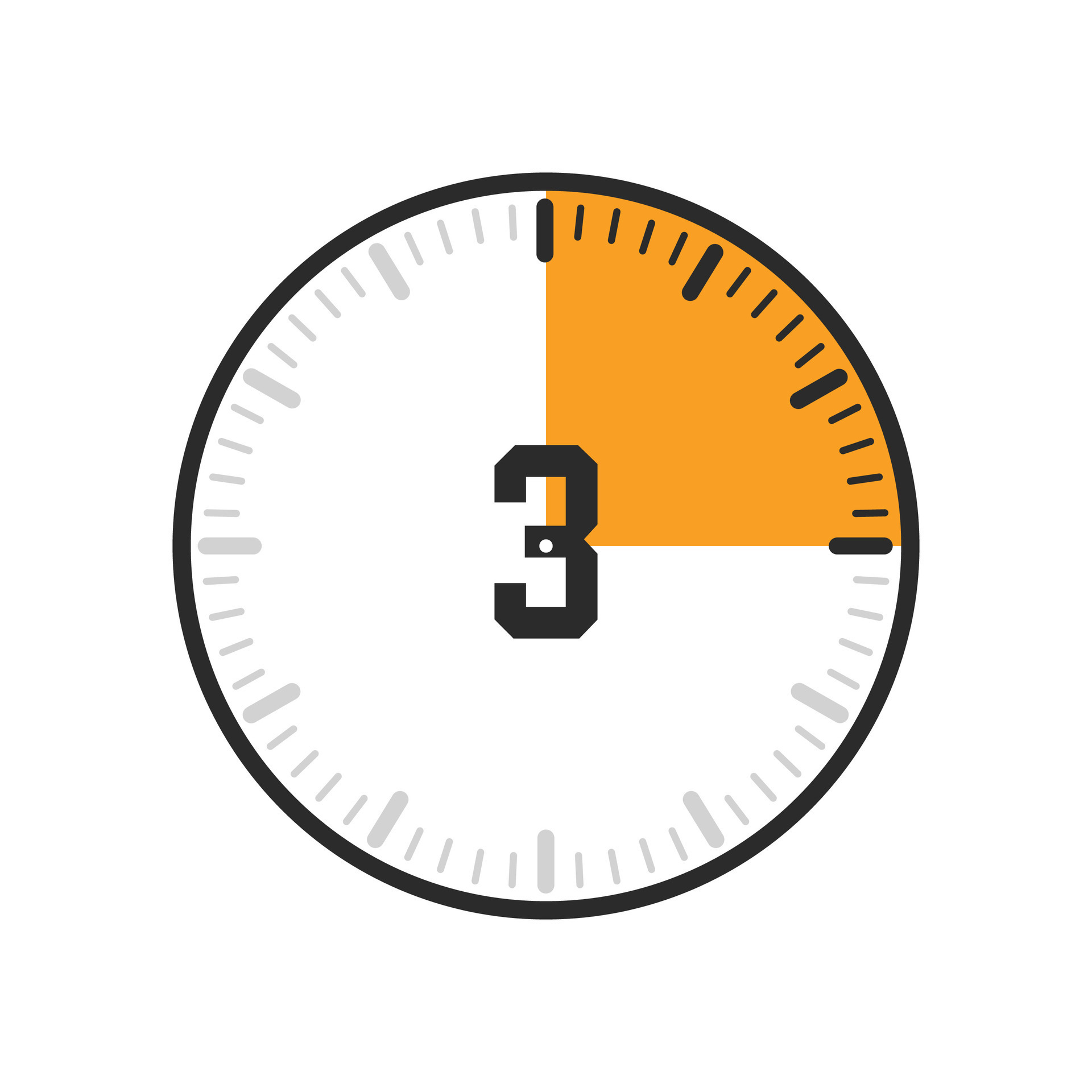 hours, timer, clock icon design with 3 26580645 Vector Art at Vecteezy