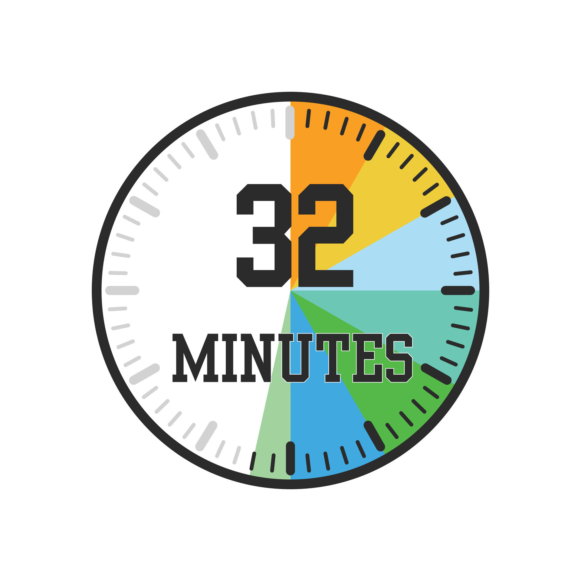 32 minutes, timer, clock icon design 26580888 Vector Art at Vecteezy