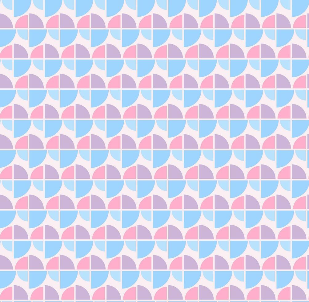 Candy Color Geometric Shape Seamless Pattern Design vector