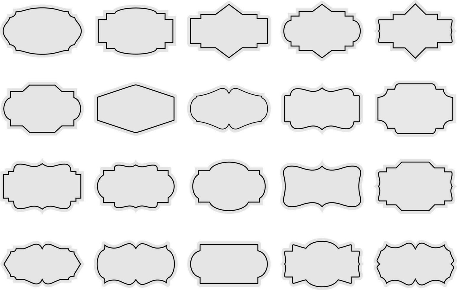 set of label frames vector