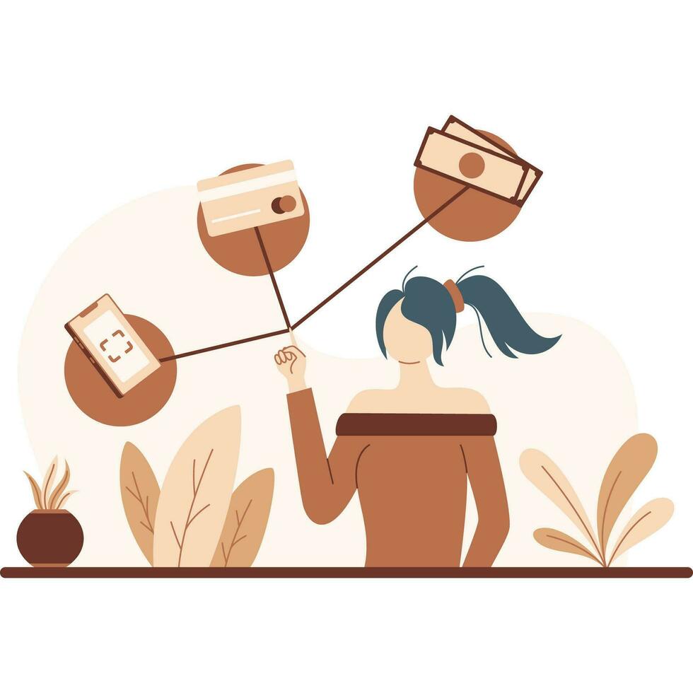 Online shopping concept set. E-commerce, customer on the sale. App on mobile phone and computer. Isolated vector illustration in flat style