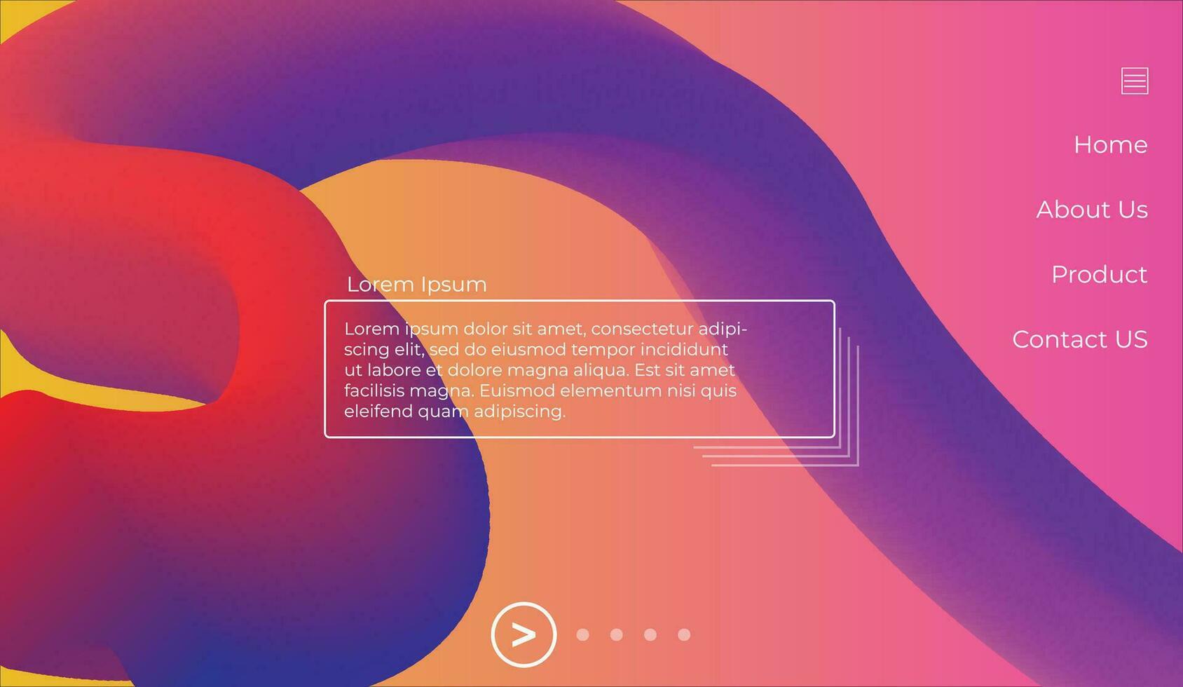 3d Poster with Fluid Shape. Landing Page Template. Abstract Futuristic Vector Background. Wave Music Poster Concept with Neon Pink and Blue Colors. Modern Website Design. Trendy Dynamic Color Poster.