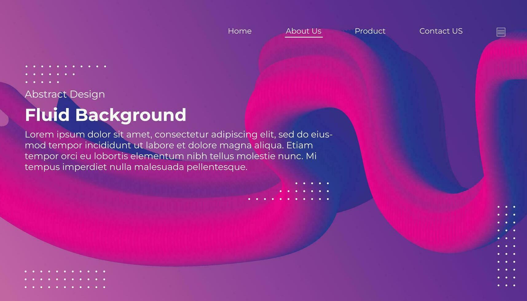 Modern trending abstract Purple background color ribbon of liquid paint. Template for design presentation, flyer, card, web page. Vector illustration EPS10