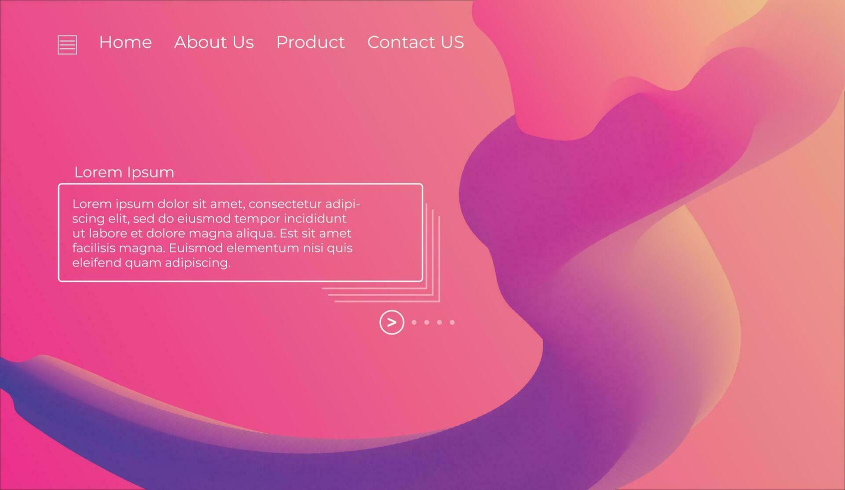 Pink and Purple Wave Background. Art Brush Paint, Abstract Fluid Design. Landing Page Trendy Flow Concept. 3d Wave Poster with Liquid Shape in Movement. Vector Gradient Futuristic Banner, Wallpaper
