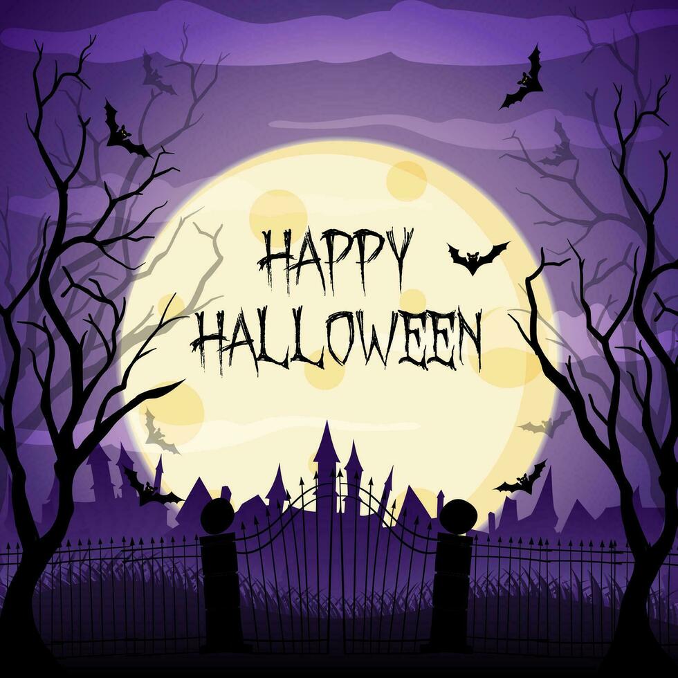 gradient background for halloween celebration vector