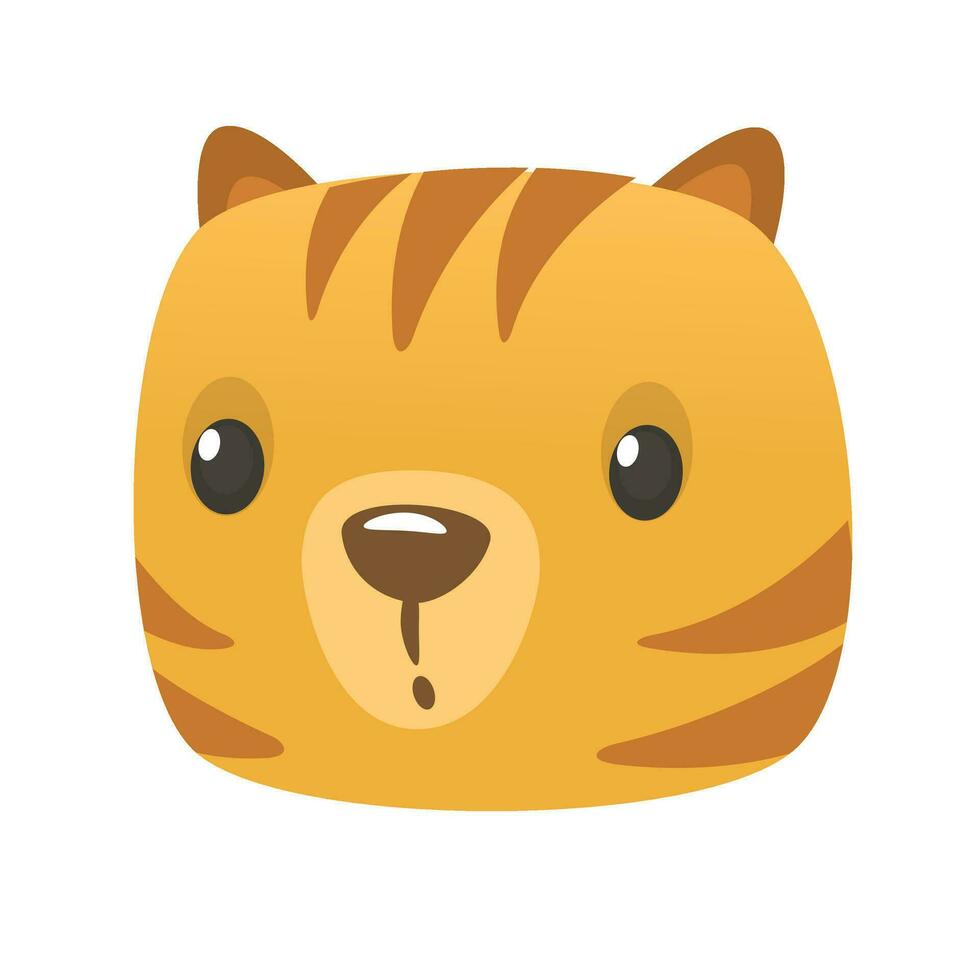 Cartoon Chipmunk or marmot laughing. Vector illustration