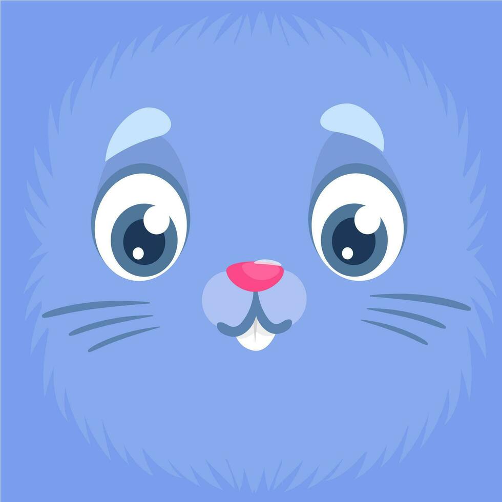 Happy Bunny rabbit cartoon. Vector illustration