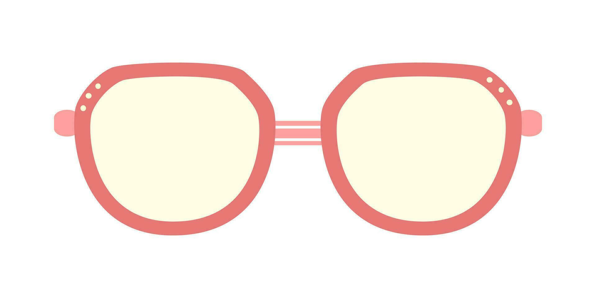 Sunglasses, glasses icon. Vector illustration, flat design. Funny summer glasses illustration.