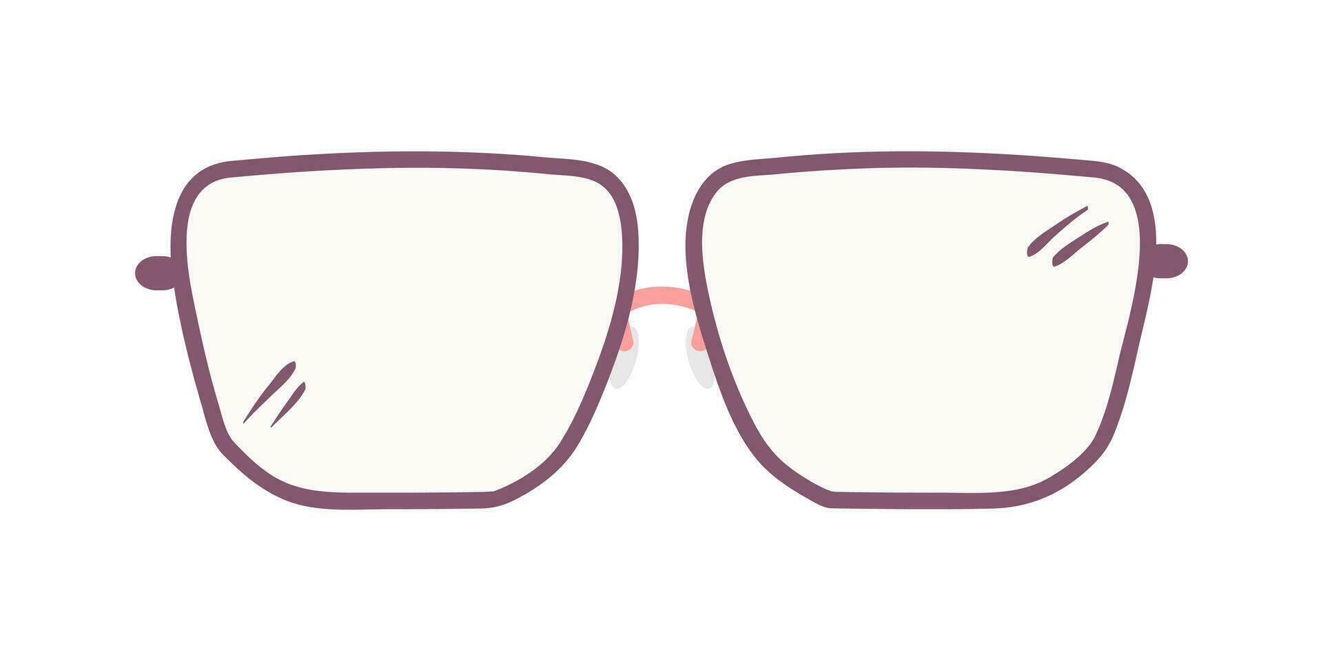 Sunglasses, glasses icon. Vector illustration, flat design. Funny summer glasses illustration.