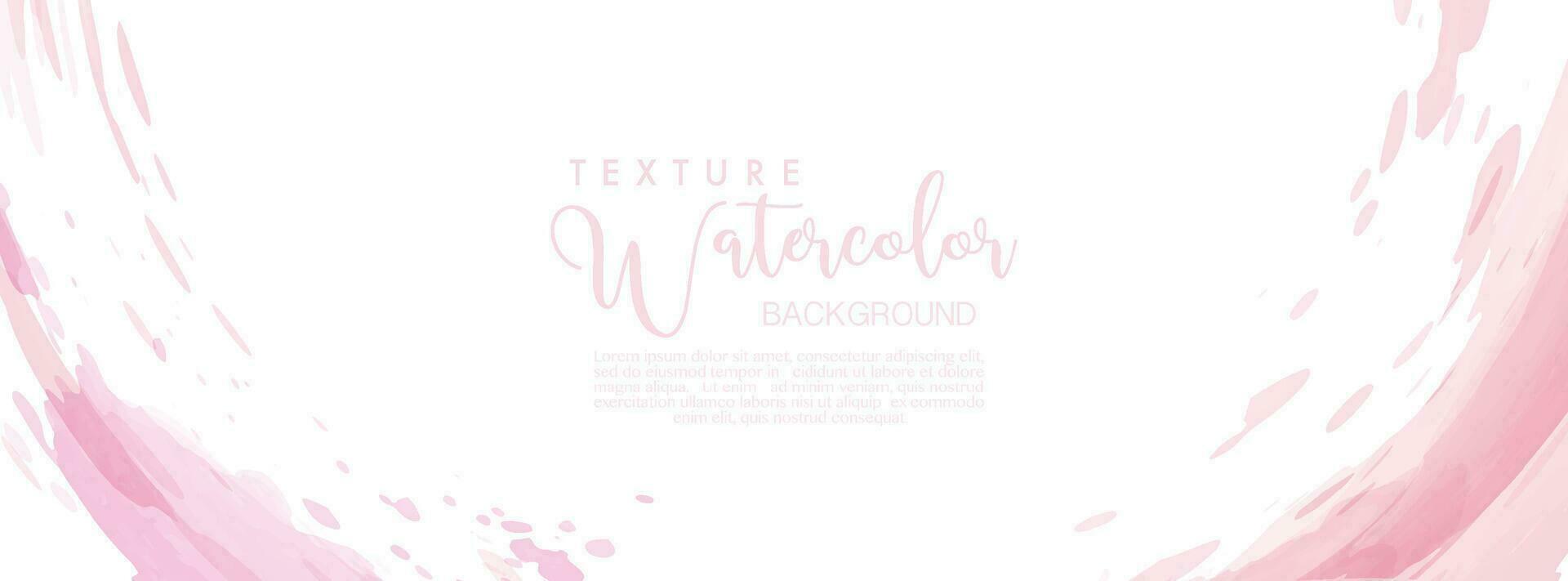 Abstract light pink surface of watercolor texture vector