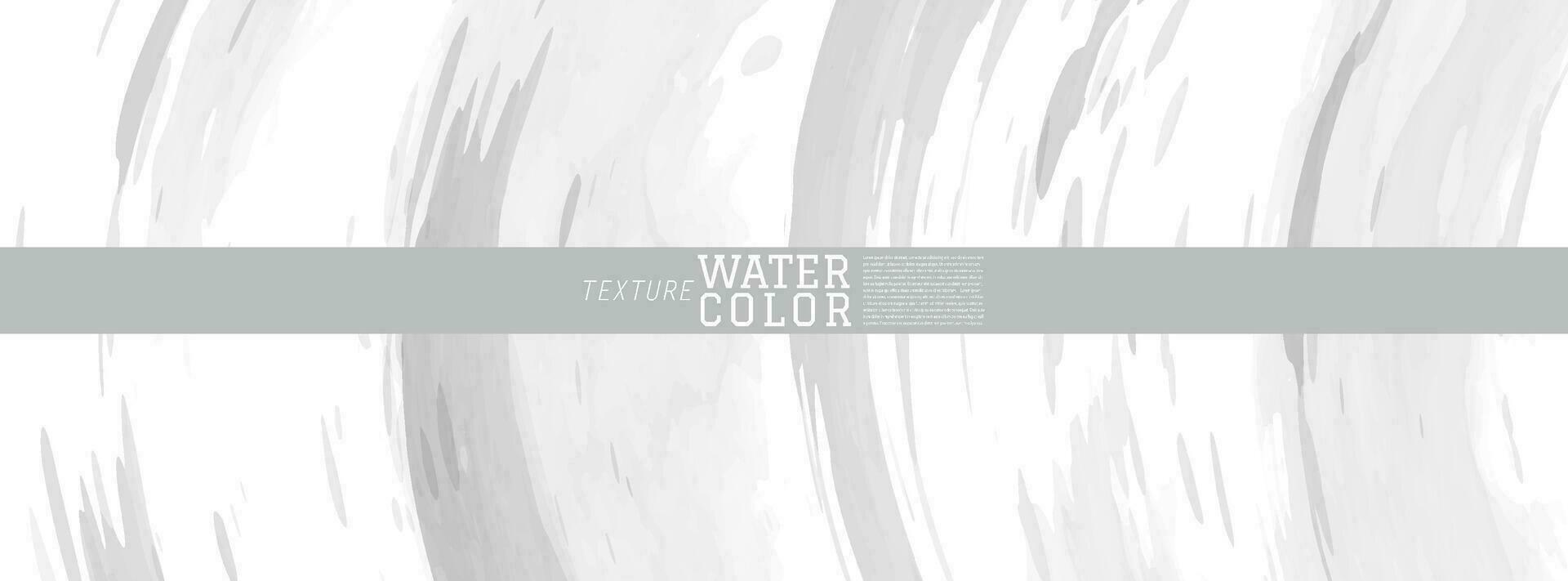 Grey Earth tone watercolor splash background vector