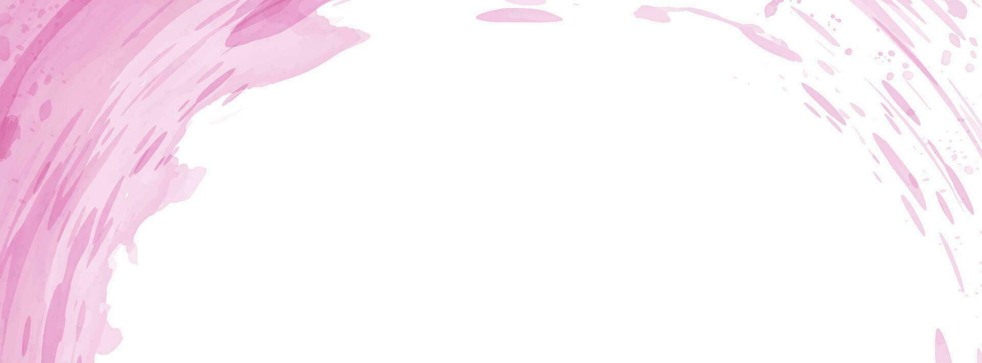 Abstract surface bright pink watercolor texture vector
