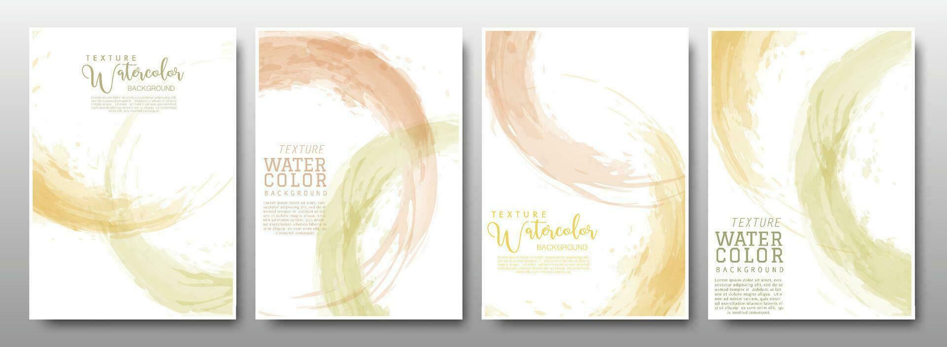Set of background circle pastel green vector