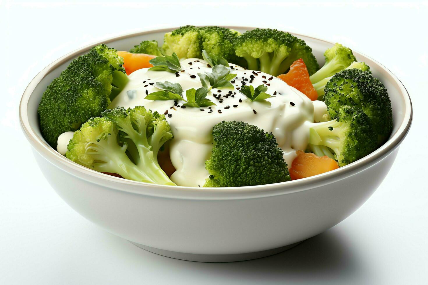 un delicioso vegetales sopa comida en un bol. invierno comida y alto proteína sopa comida concepto por ai generado foto