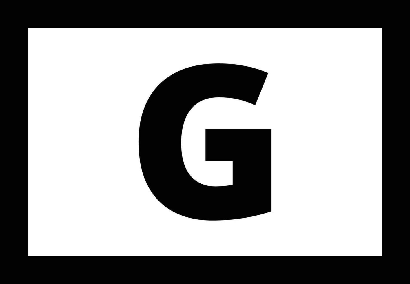 G movie rating sign vector