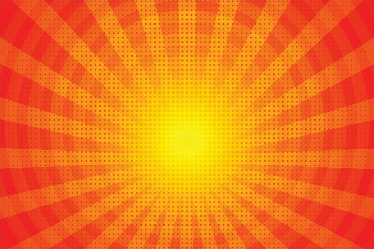 Comic Style Sun Ray Zoom Speed Line abstract background vector