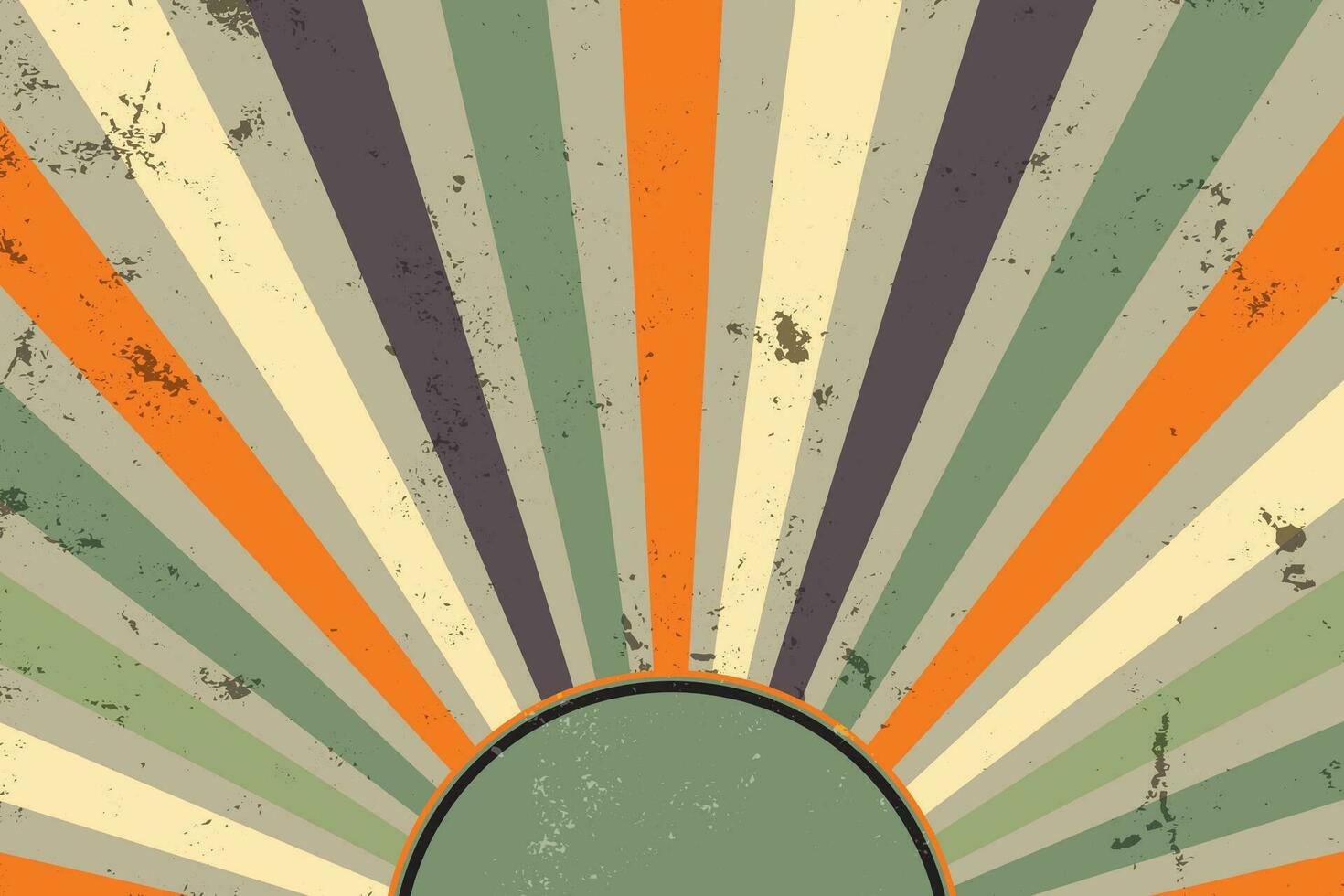 Motion Zoom Line vintage rays sunburst retro background With Grunge style vector