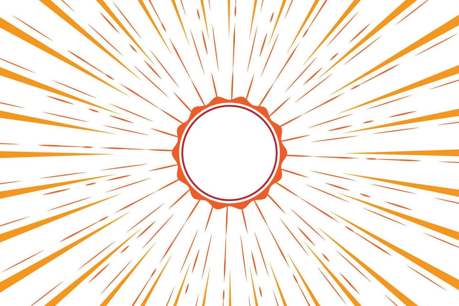 Hand Drawn Comic Abstract Motion Speed Line Zoom Effect Backgroundd vector