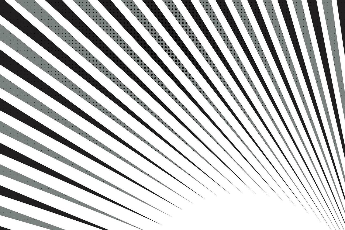 Hand Drawn Comic Abstract Motion Speed Line Zoom Effect Backgroundd vector