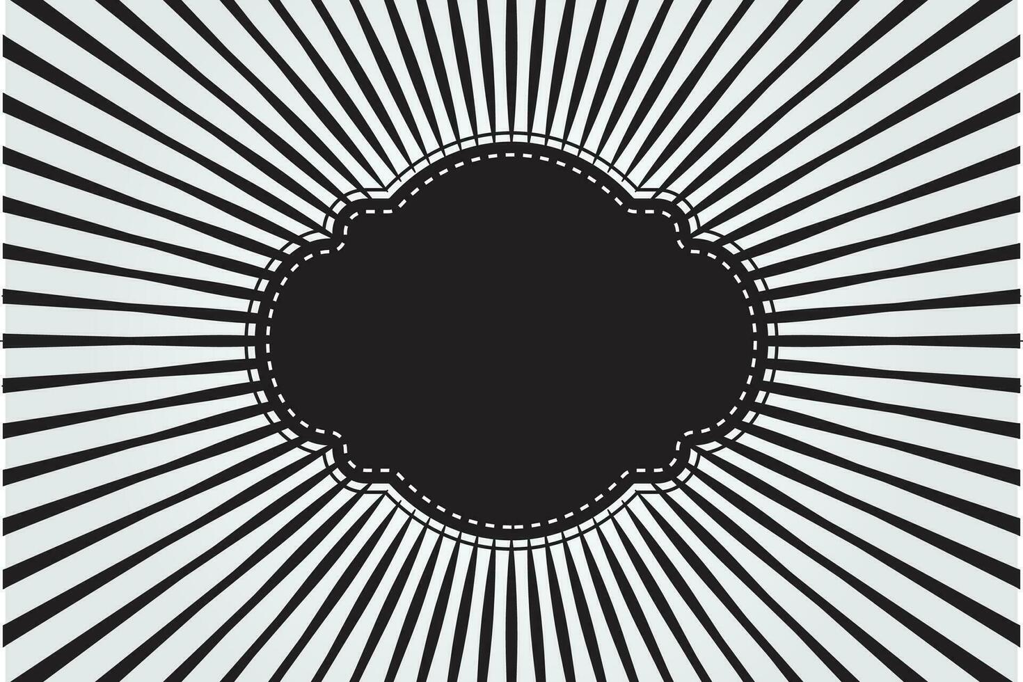 Comic Hand drawn zoom lines motion background And Sunburst pattern vector