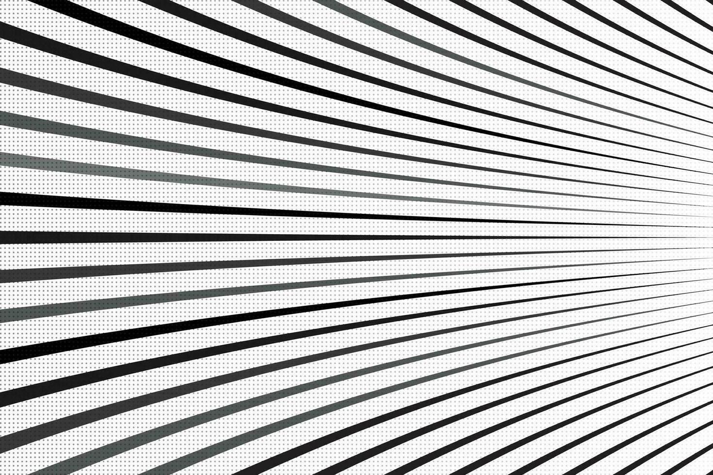 Comic Hand drawn zoom lines motion background And Sunburst pattern vector