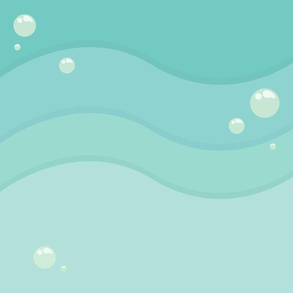 Aquatic ocean sea background vector illustration