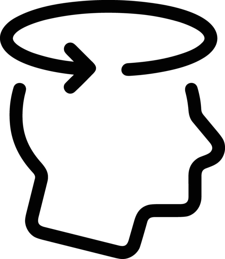 Brain idea symbol icon vector image. Illustration of the creative intelligence think design image