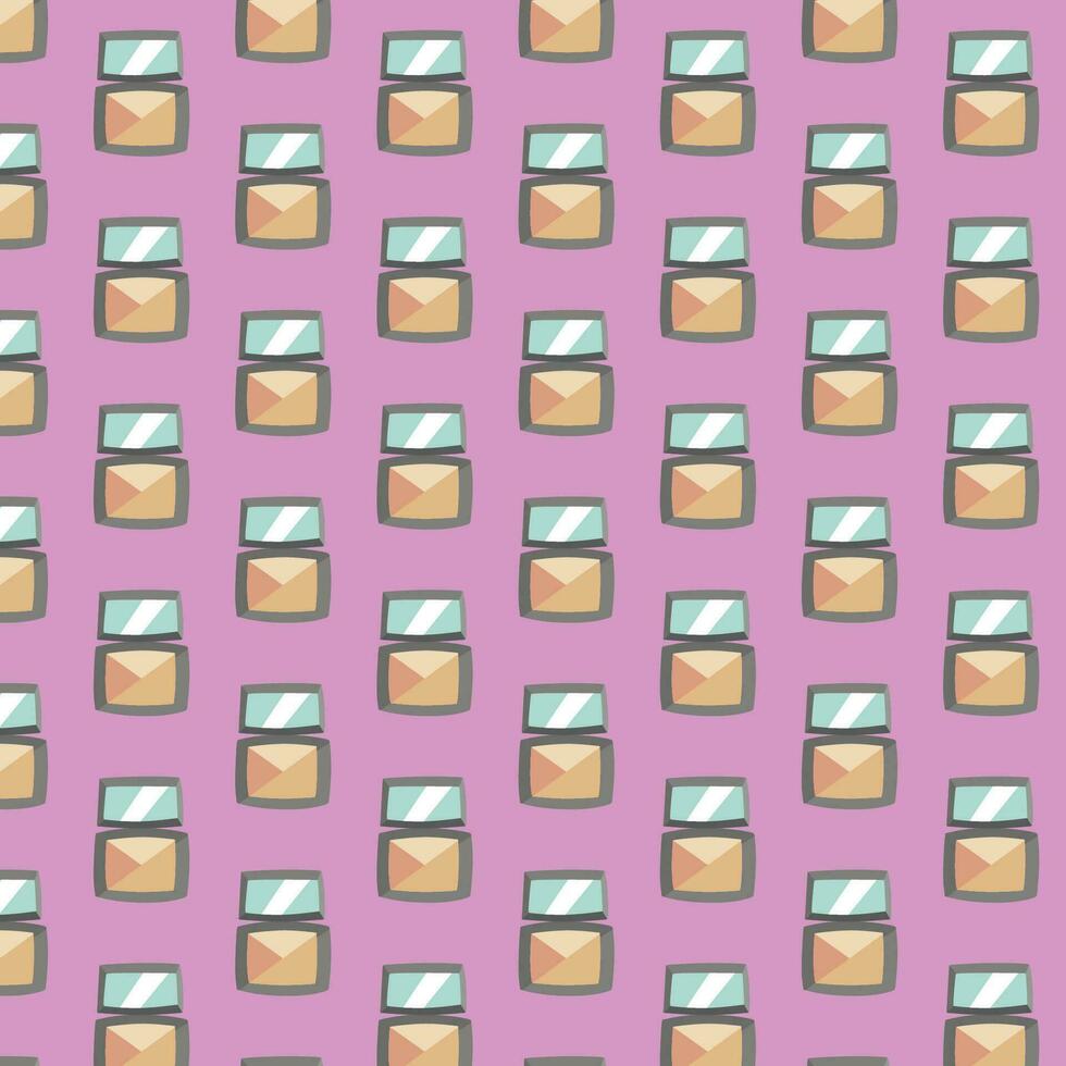 Pink Cosmetic Seamless Pattern Background vector