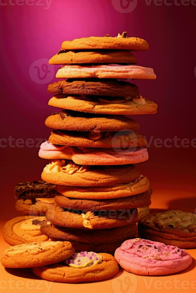 Thousand Layer Stack of Cookies photo