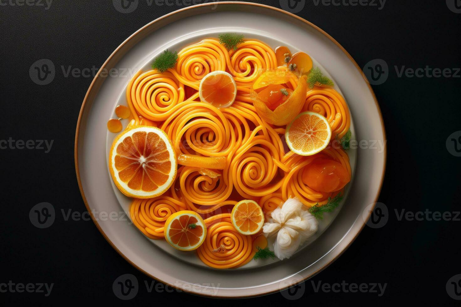 Aesthetically Pleasing Sliced Fruit Dish photo
