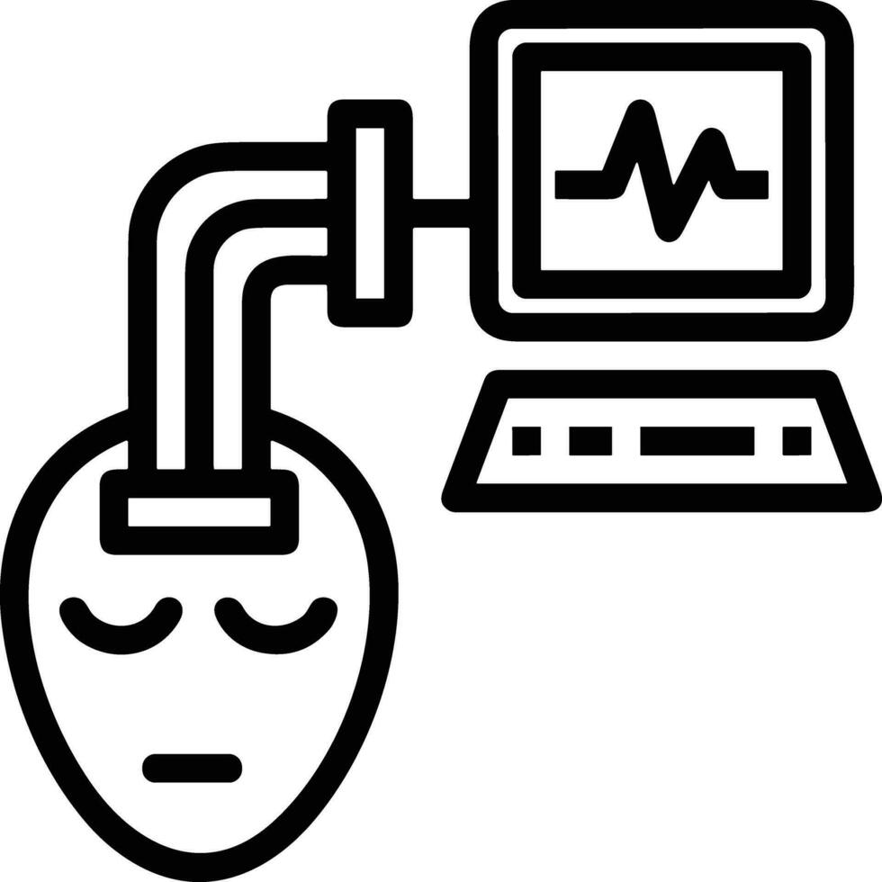 Brain idea symbol icon vector image. Illustration of the creative intelligence think design image