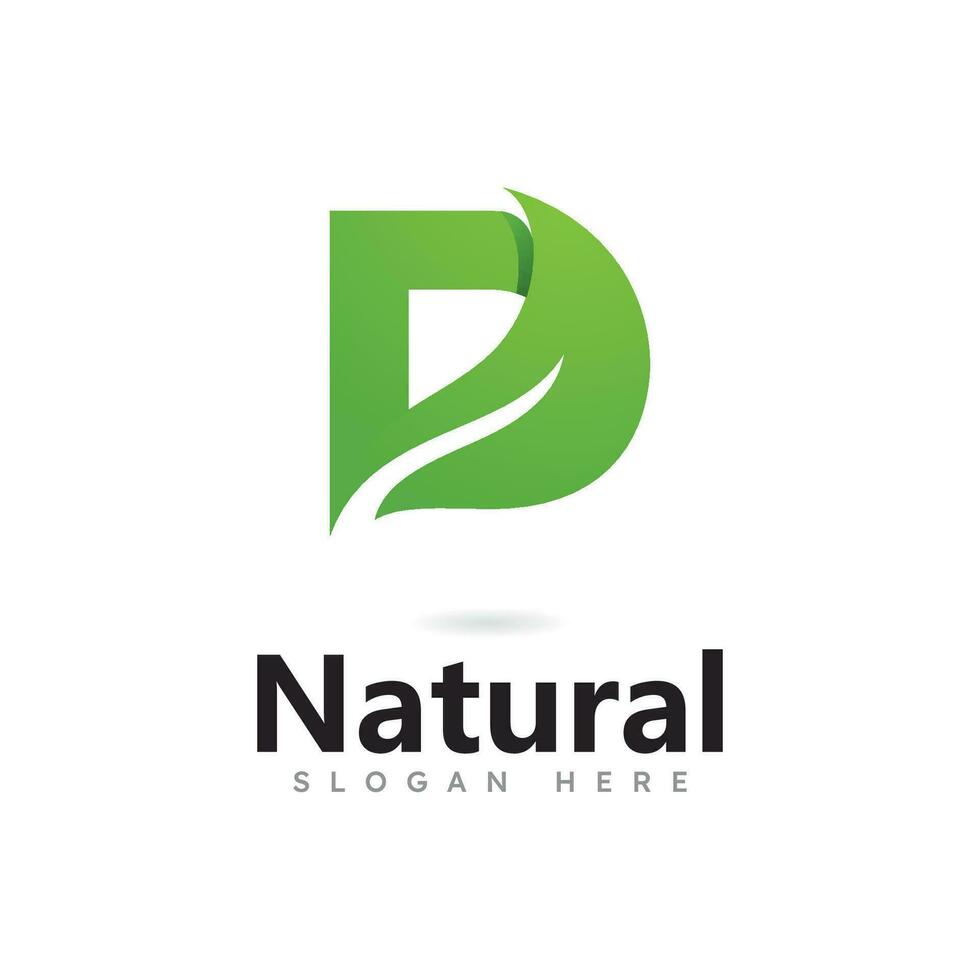 Tree leaf vector logo design