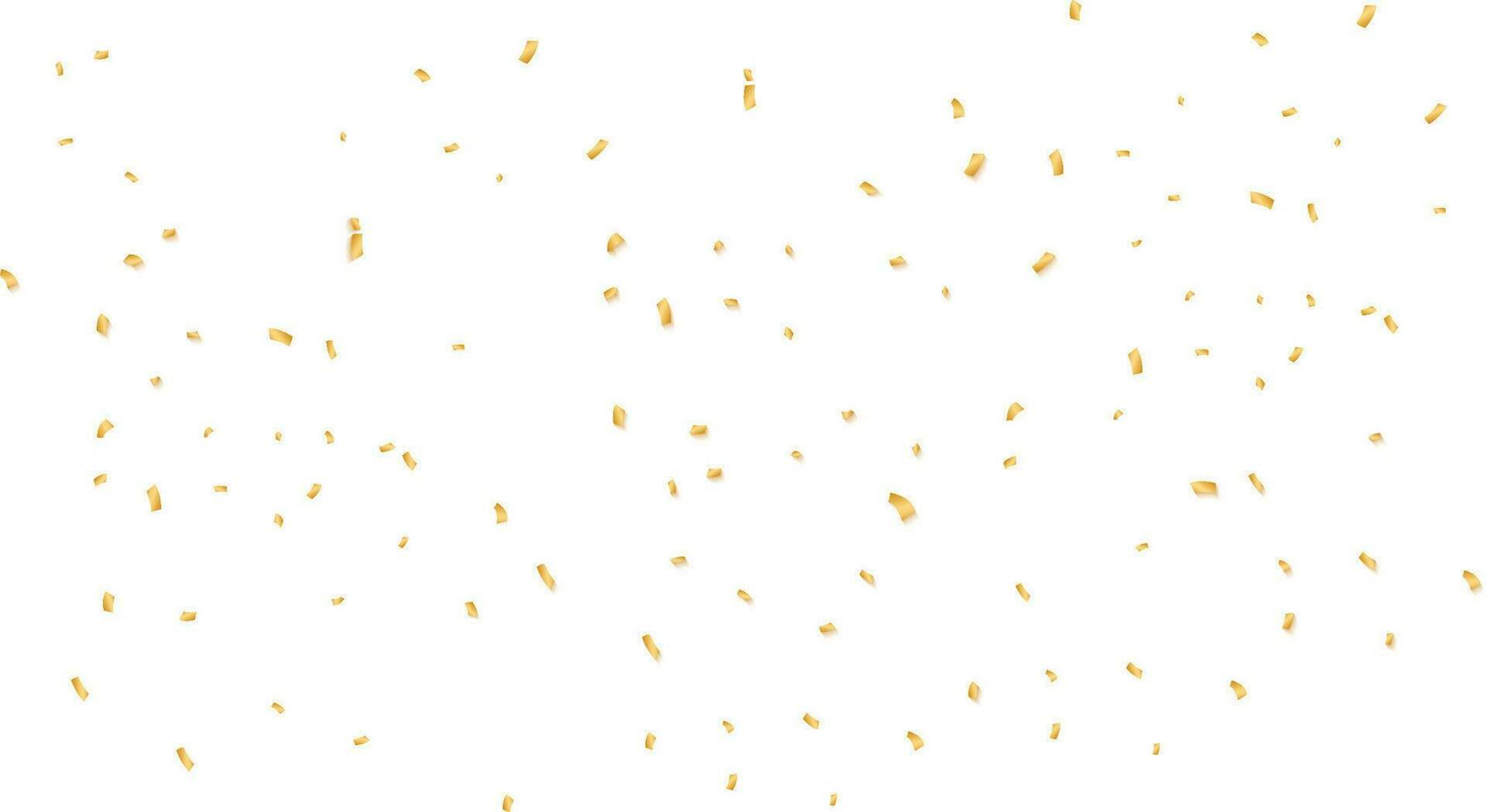 Vector golden confetti background.