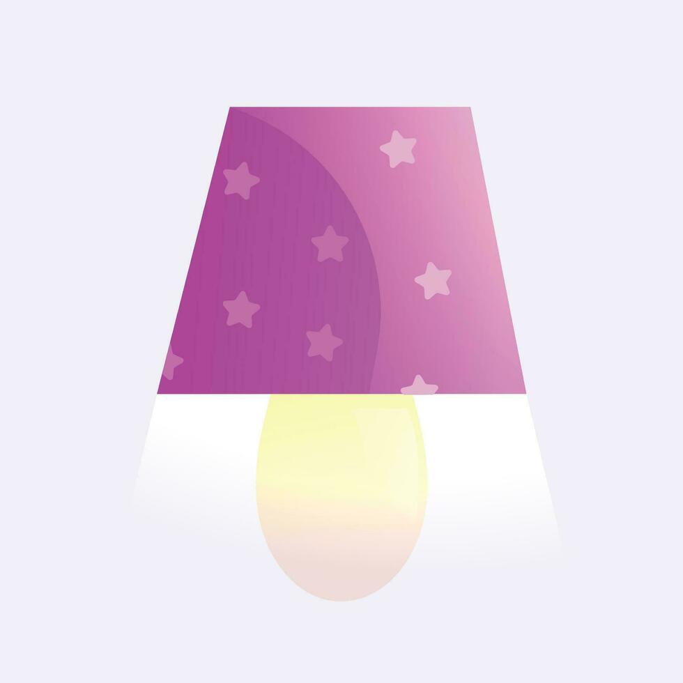 Illustration vector graphic of lamp design, home object light