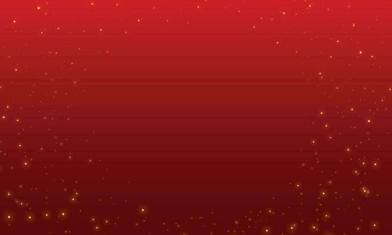Vector abstract red background with glitter and bokeh