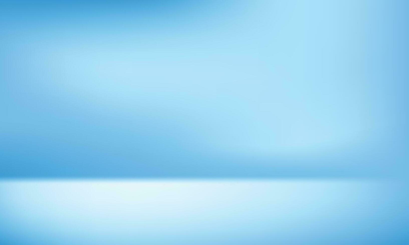 Vector blue gradient abstract background empty room