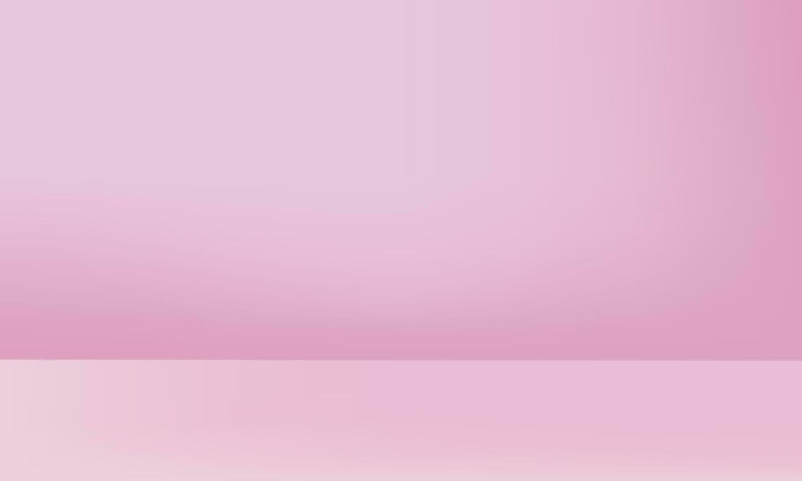 Vector abstract pink studio background for product presentation empty room