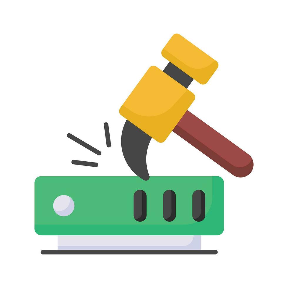 Data mining icon design, data digging vector in modern style, ready to use