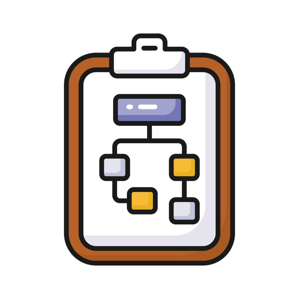 Data flow chart vector design in modern style, algorithm