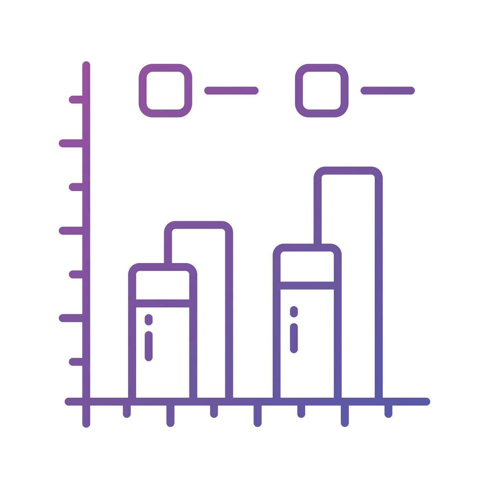 Carefully crafted icon of bar chart in trendy style, premium vector design