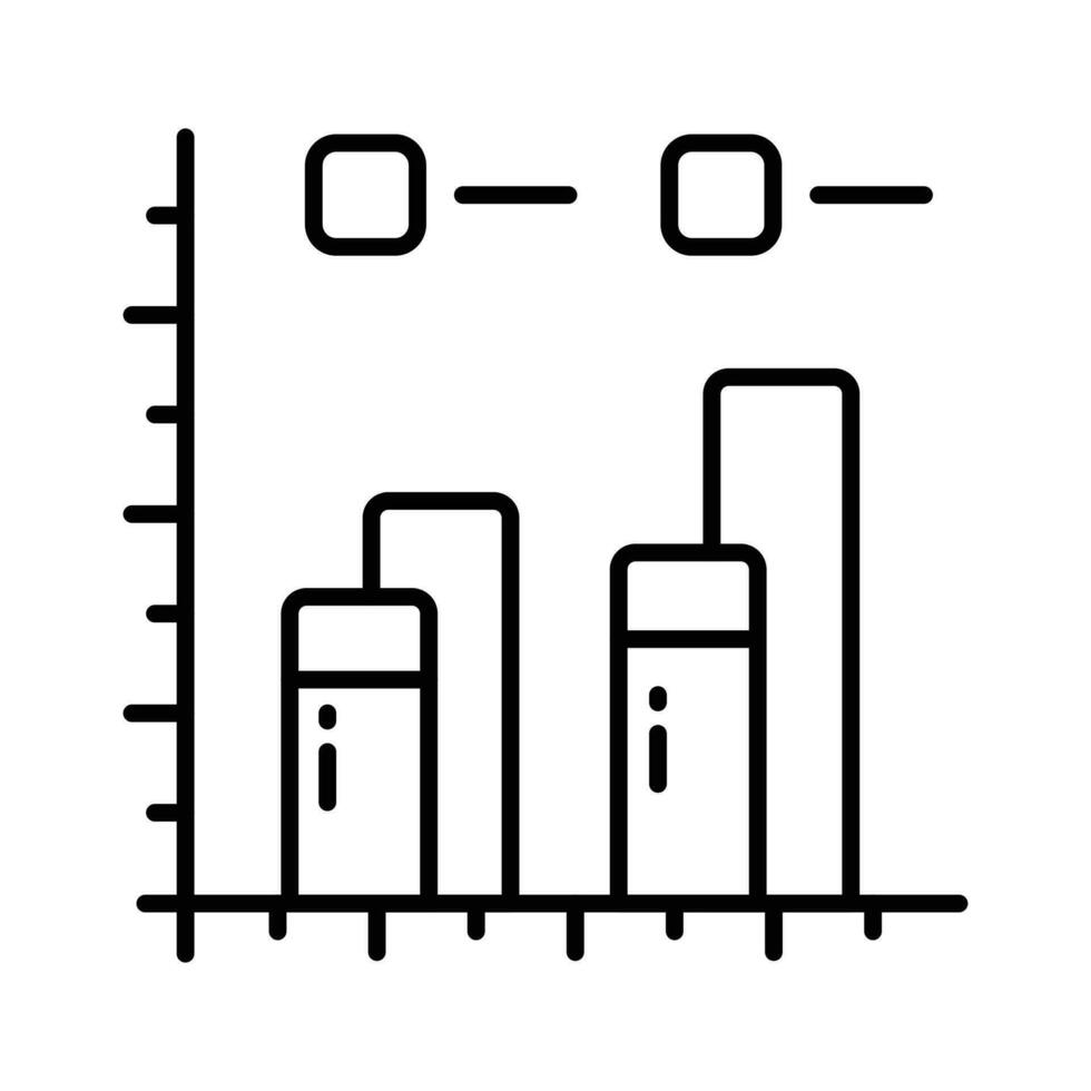 Carefully crafted icon of bar chart in trendy style, premium vector design