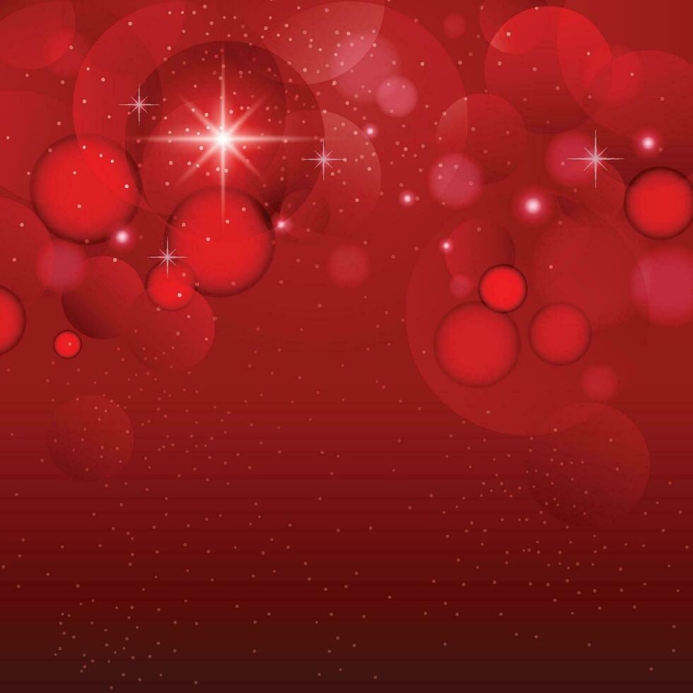 Vector golden and red bokeh background