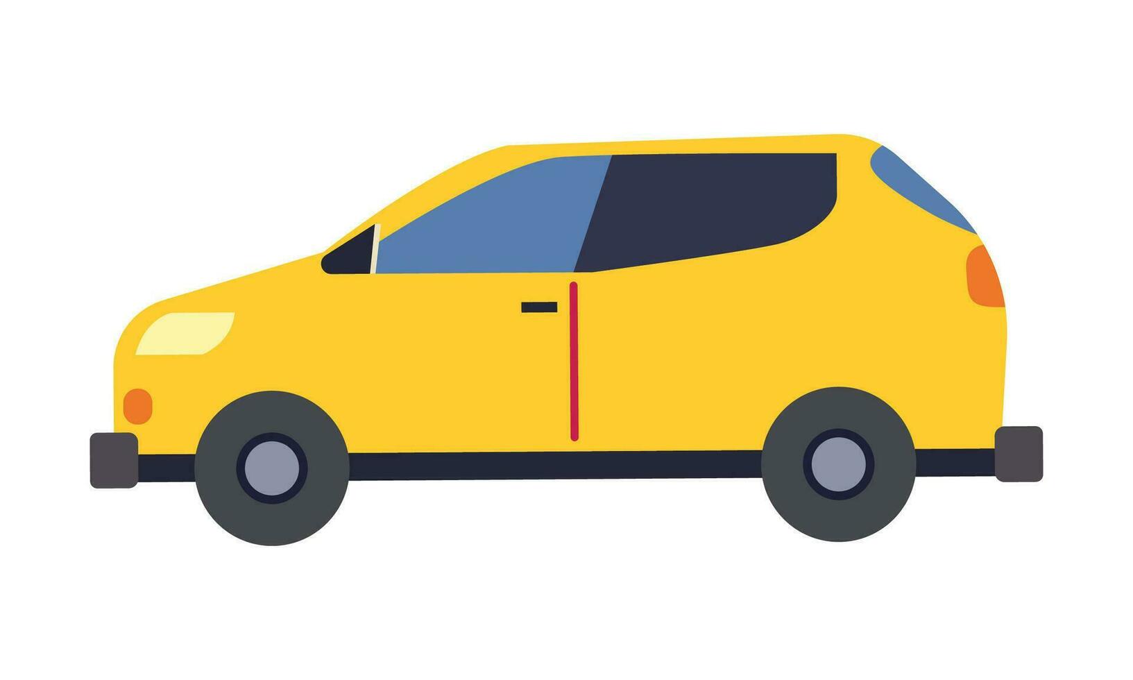 Vector modern blue urban adventure suv vehicle illustration